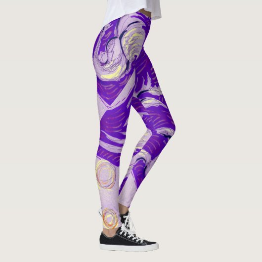 Leggings Deux Dragons, Trois Soleils (Droite)