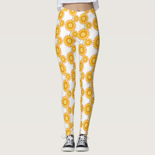 Leggings Deux Plantes de tournesol Thunder_Cove