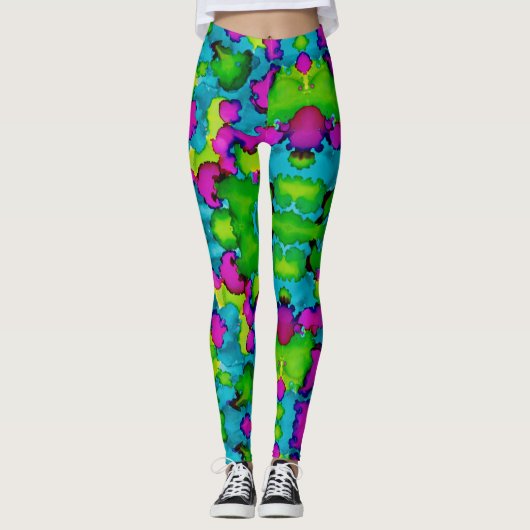 Leggings Déversement de rêves (Devant)