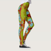 Leggings Déversement du coucher du soleil (Droite)