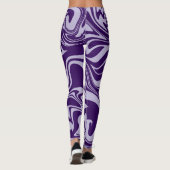 Leggings Déversement - Violet (Dos)