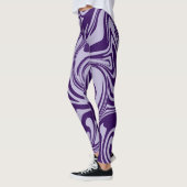 Leggings Déversement - Violet (Gauche)