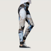 Leggings Devils Golf Course Abstrait, Nom personnalisé (Droite)