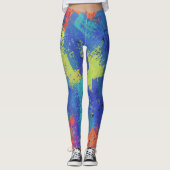 Leggings d'explosion de couleur (Devant)