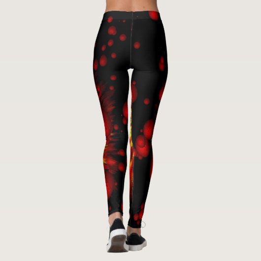 Leggings d'explosion de feu (Dos)