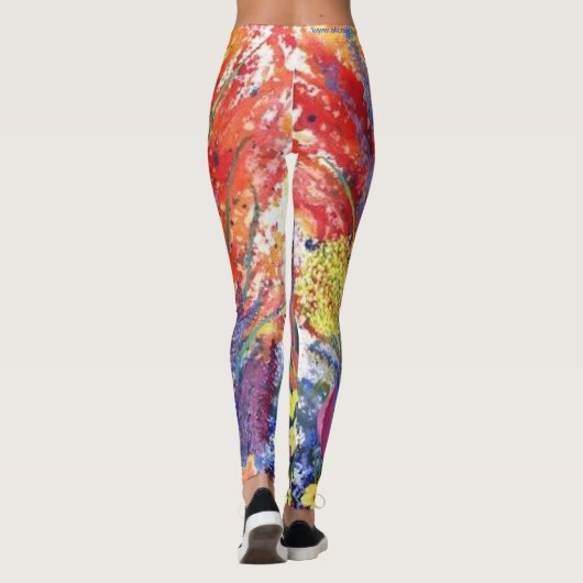 Leggings d'explosion florale_akfou (Dos)