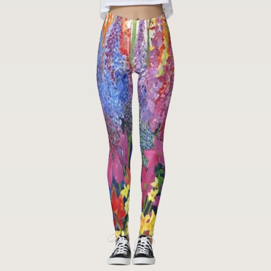 Leggings d'explosion florale_akfou (Devant)