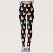 Leggings d'Halloween avec Leggings de Fantômes (Devant)