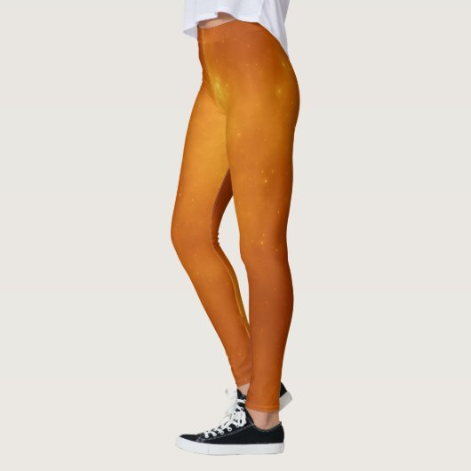 Leggings d'Halloween orange (Gauche)