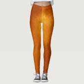Leggings d'Halloween orange (Devant)