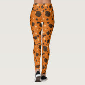 Leggings d'Halloween orange avec de mignons Citrou (Dos)
