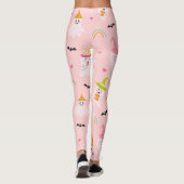 Leggings d'Halloween rose (Dos)