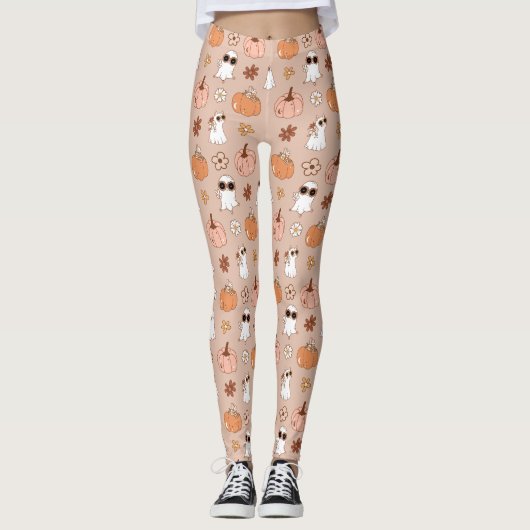 Leggings d'Halloween Super rétro (Devant)