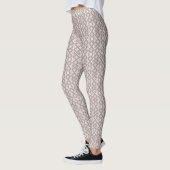 Leggings d'harmonie florale et géométrique (Gauche)
