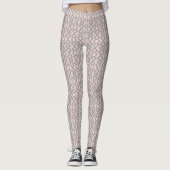 Leggings d'harmonie florale et géométrique (Devant)