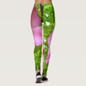 Leggings d'Hibiscus rose (Dos)