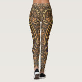 Leggings d'horloge d'art Steampunk (Dos)