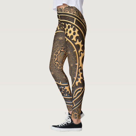 Leggings d'horloge d'art Steampunk (Gauche)