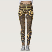 Leggings d'horloge d'art Steampunk (Devant)