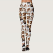 Leggings Diagonal Funky Photo Grid avec 6 photos (Dos)