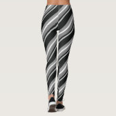 Leggings Diagonal Grandes Noires (Dos)