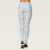 Leggings Diagonal lines pattern GB 01.w (Dos)