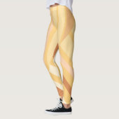 Leggings Diagonale beige Brown triée (Gauche)