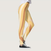 Leggings Diagonale beige Brown triée (Droite)