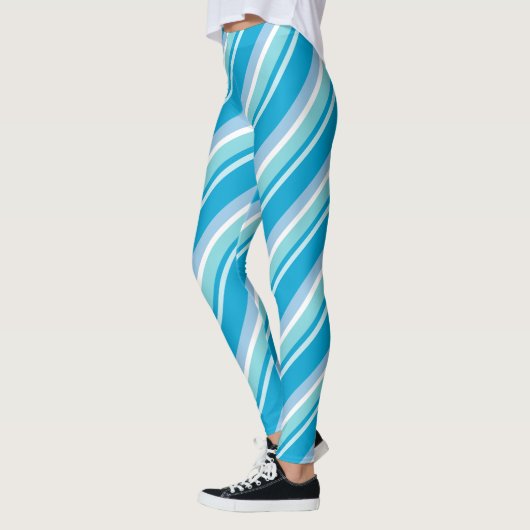 Leggings Diagonale Bleu clair (Gauche)