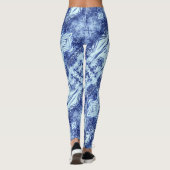Leggings Diagonale bleue (Dos)