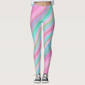 Leggings Diagonale colorée (Devant)
