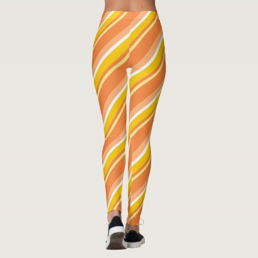 Leggings Diagonale Orange (Dos)