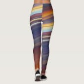 leggings diagonaux abstraits (Dos)