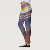 leggings diagonaux abstraits (Gauche)