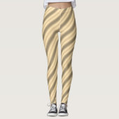 Leggings diagonaux or classique (Devant)