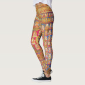 Leggings Diagramme cosmique Mandala pour la méditation (Gauche)