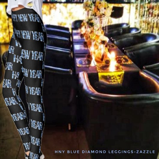 Leggings Diamant bleu HNY