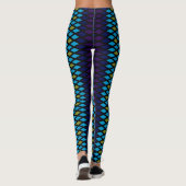 Leggings Diamant de paon (Dos)