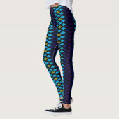 Leggings Diamant de paon (Gauche)