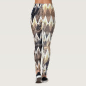 Leggings Diamant géométrique Abstrait (Dos)