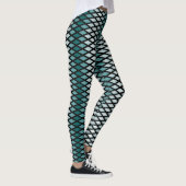 Leggings Diamant Ombre turquoise (Droite)