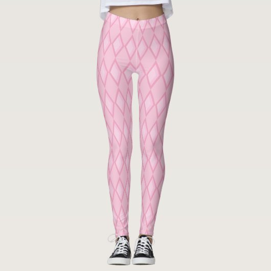 Leggings Diamant rose (Devant)
