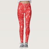 Leggings Diamant Rouge Blanc Gems Séquin Séquin Diamond (Devant)