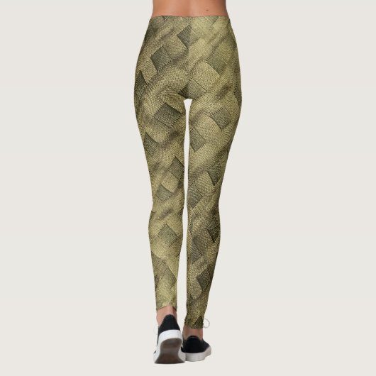 Leggings diamant vert (Dos)