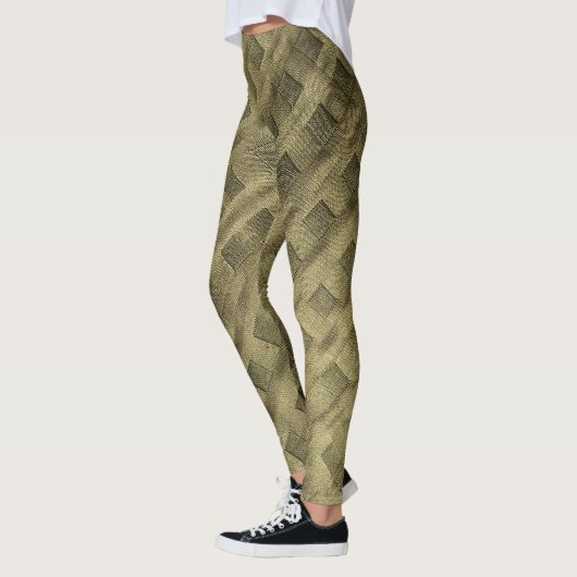 Leggings diamant vert (Gauche)