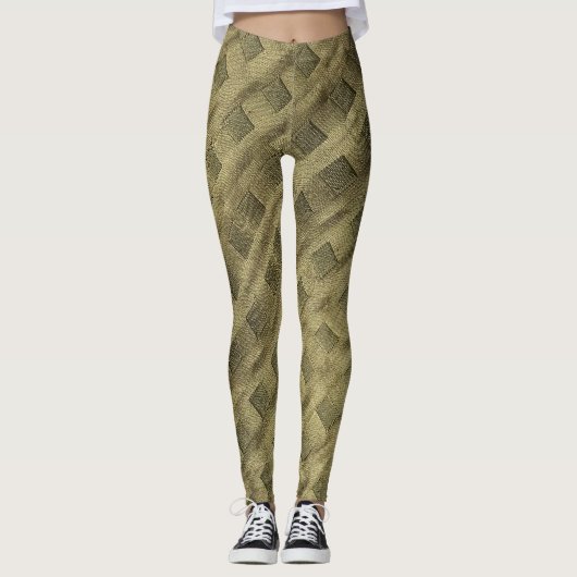 Leggings diamant vert (Devant)
