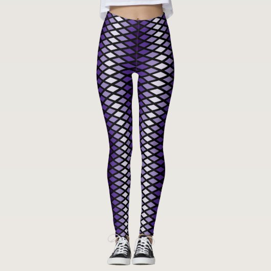Leggings Diamant Violet Ombre (Devant)