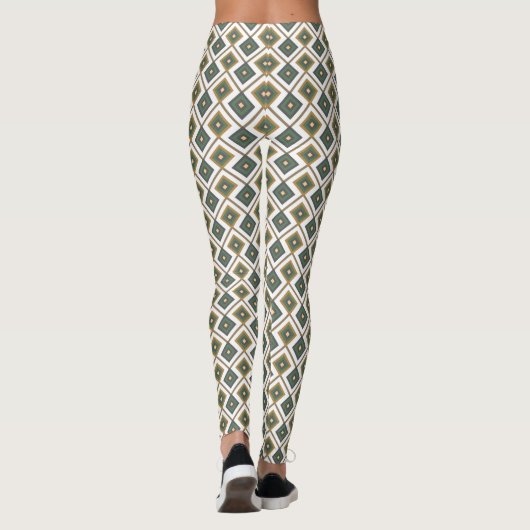 Leggings Diamante en vert (Dos)