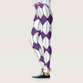 Leggings Diamants Art déco et hexagones (Gauche)