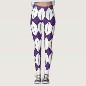 Leggings Diamants Art déco et hexagones (Devant)
